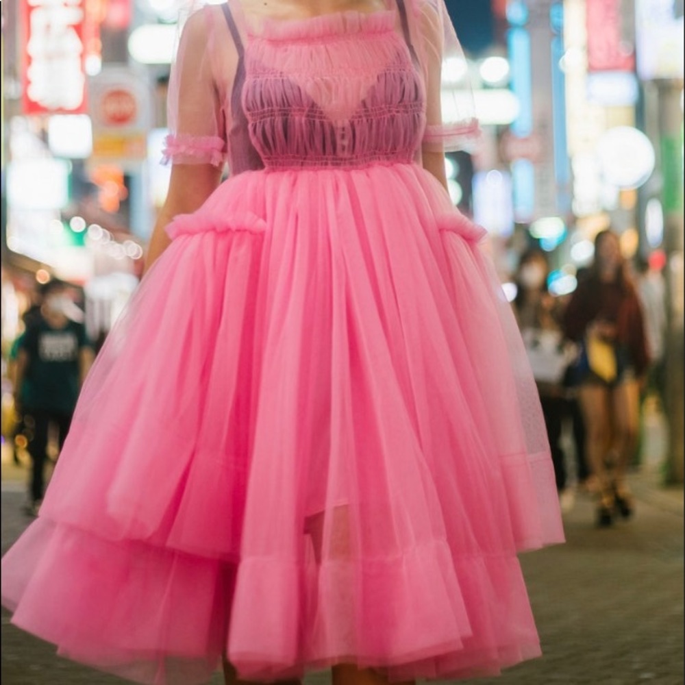 Tulle Baby Doll Dress